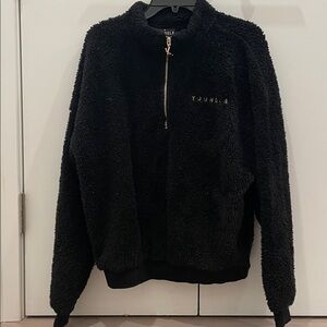 Black Fleece Jacket for Women